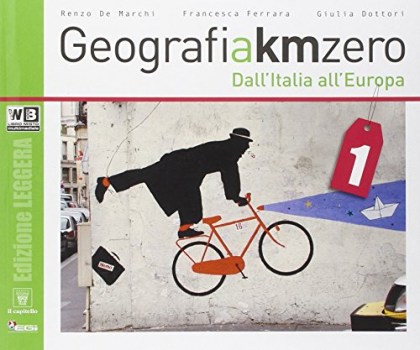 geografia a km zero ed.verde 1+atl. matematica sc.media