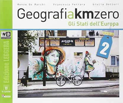 geografia a km zero ed.verde 2+atl. matematica sc.media