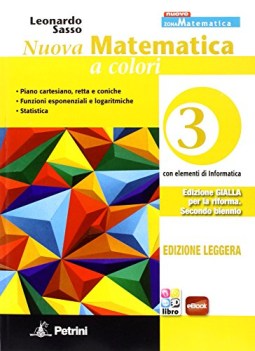 nuova matematica a colori gialla 3 +eb matematica it e ip