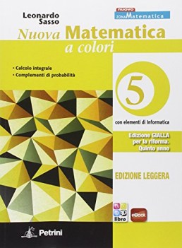 nuova matematica a colori gialla 5 +eb matematica it e ip