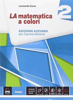 matematica a colori azzurra 2 +eb matematica ginn.,licei