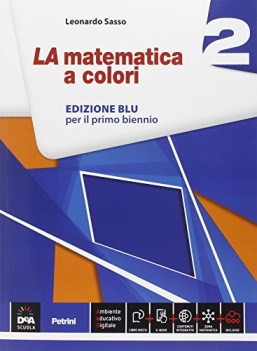 matematica a colori blu 2 +eb matematica ginn.,licei