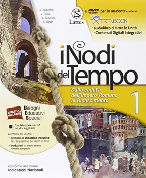 nodi del tempo 1 (3t) +dvd +web storia scuola media