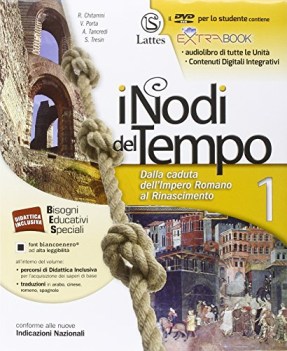 nodi del tempo 1 (2t) +dvd storia scuola media