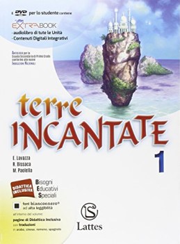 terre incantate 1 +mito +dvd italiano, antologia tr.