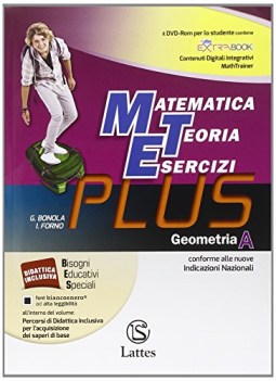 matematica teoria esercizi A plus geom. +dvd