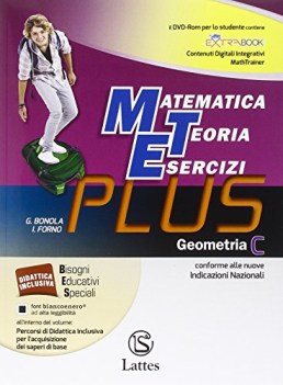 matematica teoria esercizi C plus GEOM. +dvd matematica sc.media