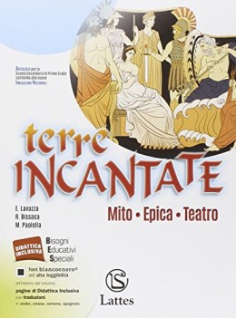 terre incantate, mito epica teatro italiano, antologia tr.