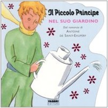 piccolo principe nel suo giardino