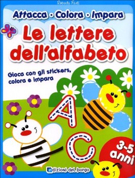 lettere dell\'alfabeto con adesivi