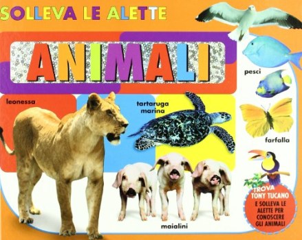 animali solleva le alette