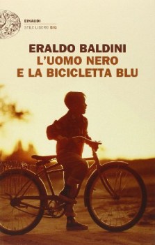 uomo nero e la bicicletta blu