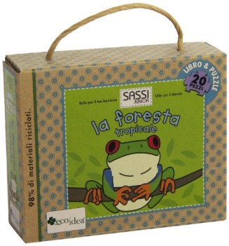 foresta tropicale. con puzzle