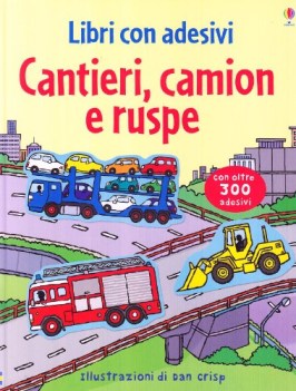 cantieri camion e ruspe con stickers