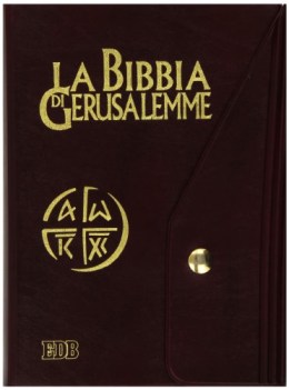 bibbia di gerusalemme (con bottoncino)