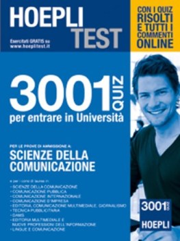 3001 quiz SCIENZE della COMUNICAZIONE