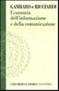 economia dell\'informazione e della comunicazione