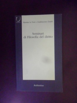 seminari di filosofia del diritto