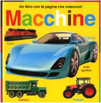 libro con le pagine che crescono macchine