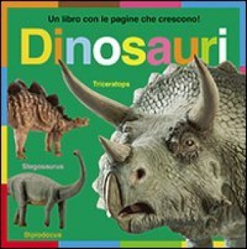 dinosauri con pagine che crescono