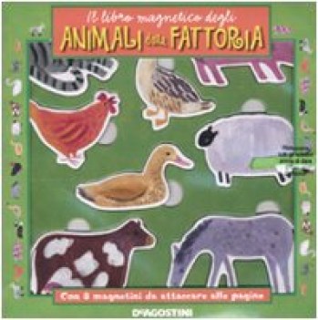 libro magnetico degli animali della fattoria