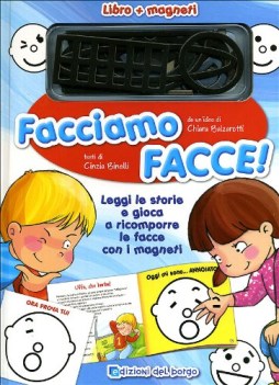 facciamo facce! (libro+magneti)