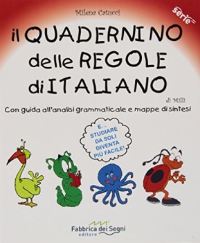 quadernino delle regole di italiano