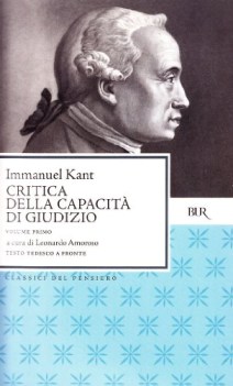 critica della capacita di giudizio cof. 2vol. (amoroso cur.)