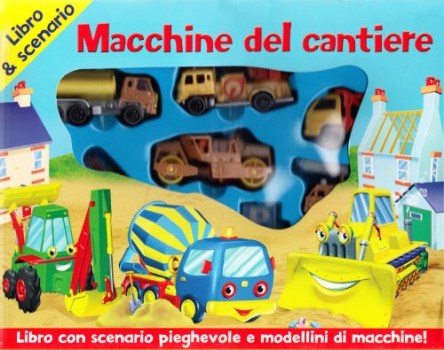 macchine del cantiere libro e scenario