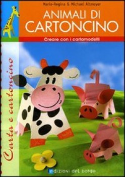 animali di cartoncino