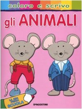 coloro e scrivo gli animali