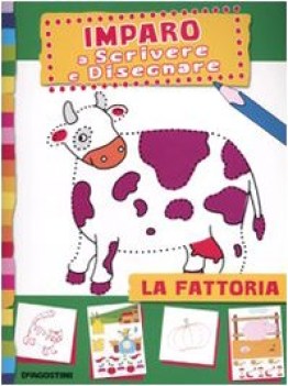 imparo a scrivere e disegnare la fattoria