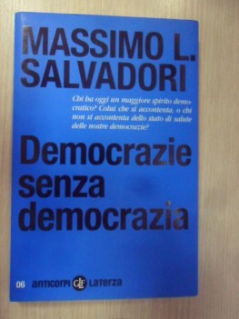 Democrazie senza democrazia