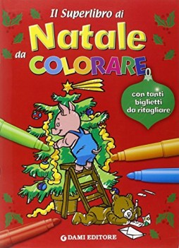 superlibro di natale da colorare