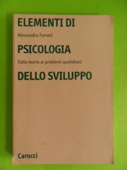 elementi di psicologia dello sviluppo