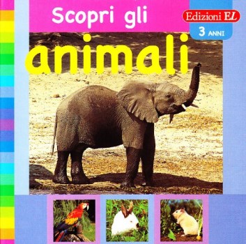 scopri gli animali elefante (3 anni)