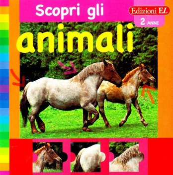 scopri gli animali cavallo (2 anni)