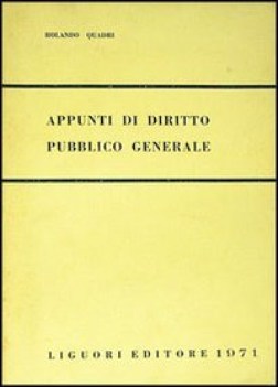 appunti diritto pubblico generale