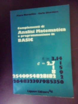 complementi analisi matematica e programmazione in basic