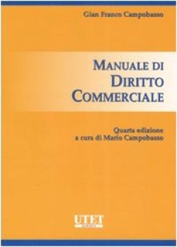 manuale del diritto commerciale 4ed.